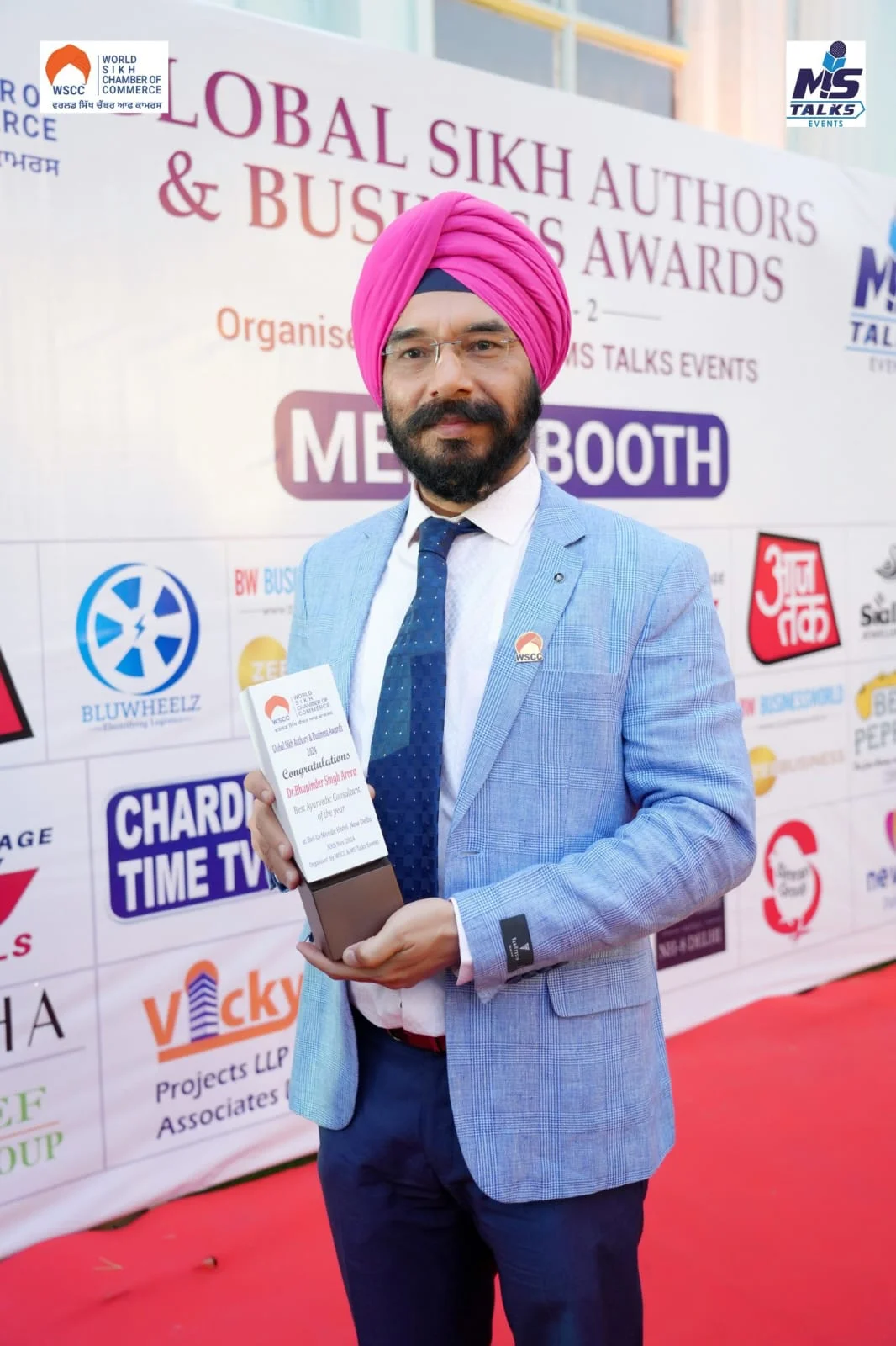 Svasthvida awarded the Global Sikh Authors and Business Award 2024 for Best Ayurvedic Consultant of the Year